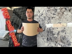 Pannello murario in bambù marmoreo ad alto lucido