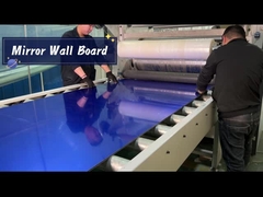 Specchio Hotel luce di lusso PET decorativo di bambù carbone di legno rivestimento di pareti pannello