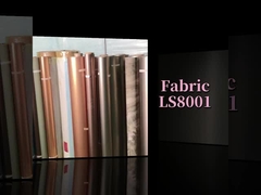 Decorazione d'interni nuovo materiale tessuto tessuto pvc pannello murario di bambù carbone