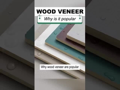 Il legno solido del grano di legno di larghezza della decorazione interna 1.22m impiallaccia il pannello di parete del PVC