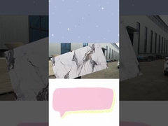 Moderno Attraente 5MM Alto Gloss Parete pannello di marmo per interni PVC lamiera di marmo