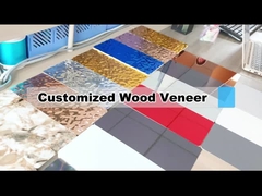 5 MM Prodotto venduto a caldo Specchio Pannello murario Impermeabile Bambù Carbone di legno Finitura