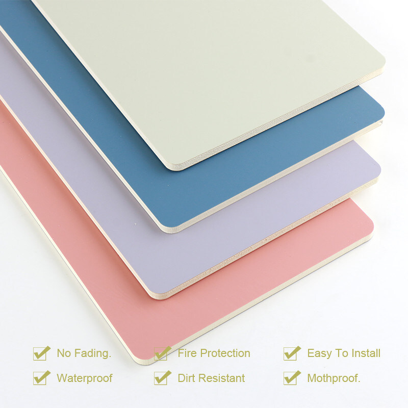 Pannelli di legno decorativi a prova d'umidità dell'impiallacciatura dei pannelli di parete del PVC di sensibilità della pelle