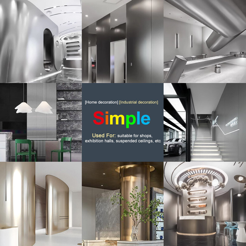 Decorazione d'interni Infissi di legno metallo Infissi per pareti Ambiente Bambù Carbone di legno Infissi per legno