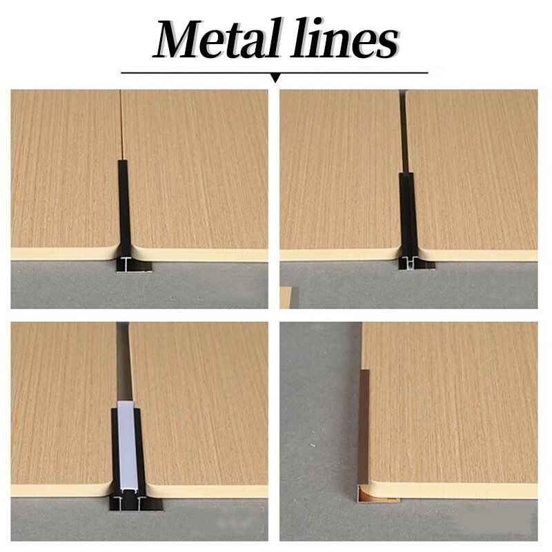 Pannelli di parete di bambù dell'interno decorativi dell'interno del grano di legno del carbone dei pannelli di parete del PVC