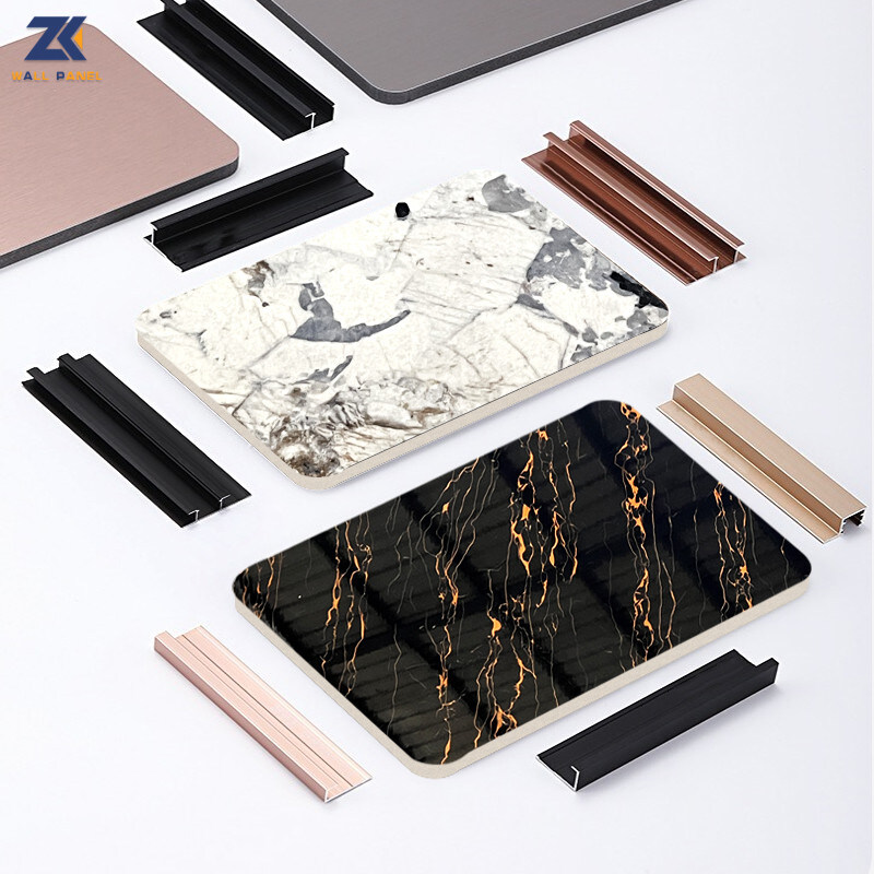 Pannello di parete di bambù del carbone dell'alto marmo di lucentezza dell'ANIMALE DOMESTICO di vendite dirette 1.22*2.44 m. della fabbrica