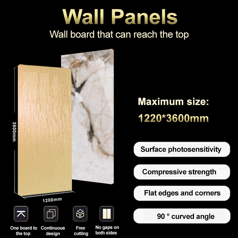 Modello minimalista ad alta densità pannello di parete in legno in fibra di bambù