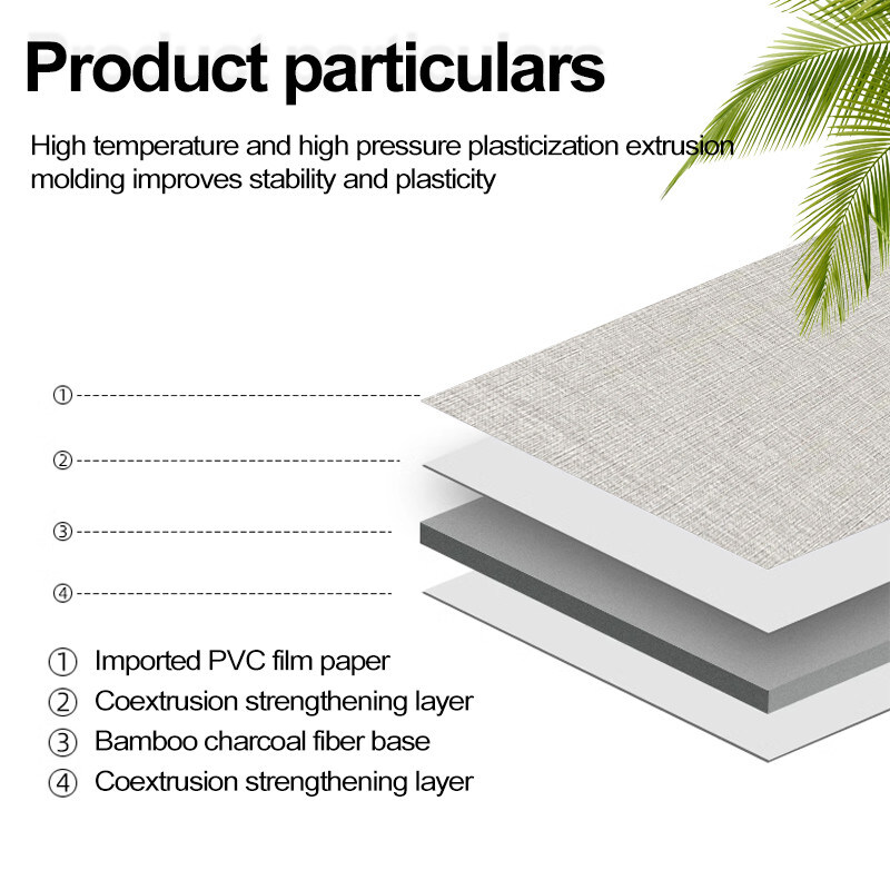 5 / 8 mm tessuto pannelli decorativi di bambù carbone di legno veneer board