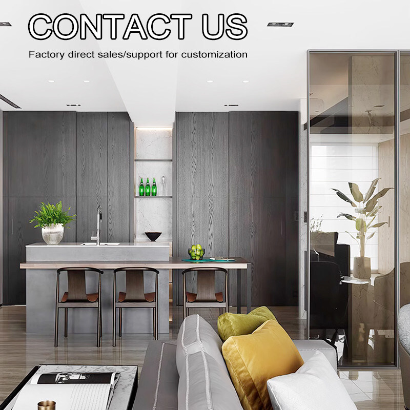 5 mm Pannello da parete PVC a grano di legno Flessibile Pannello da parete decorativo in bambù carbone