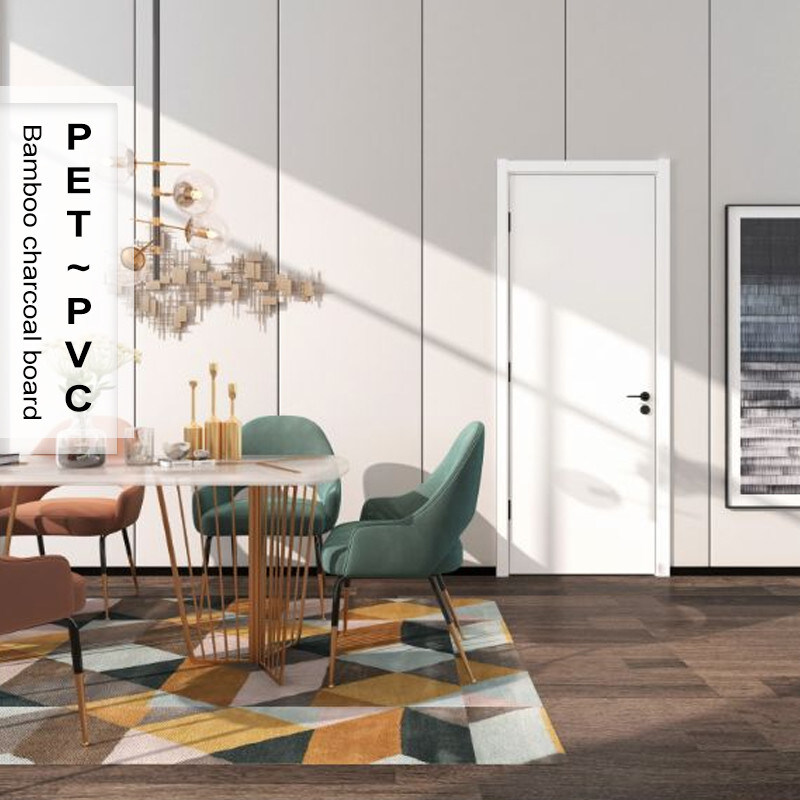 Moderno pannello di lamiera di marmo ad alto lucido Decorazione murale di lusso Tavola di cristallo di bambù