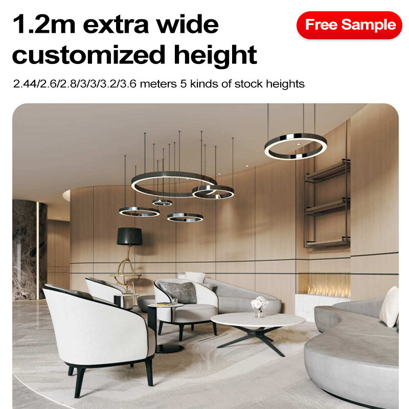 Infissi a prova d'umidità di bambù di carbone di legno per la decorazione moderna di lusso