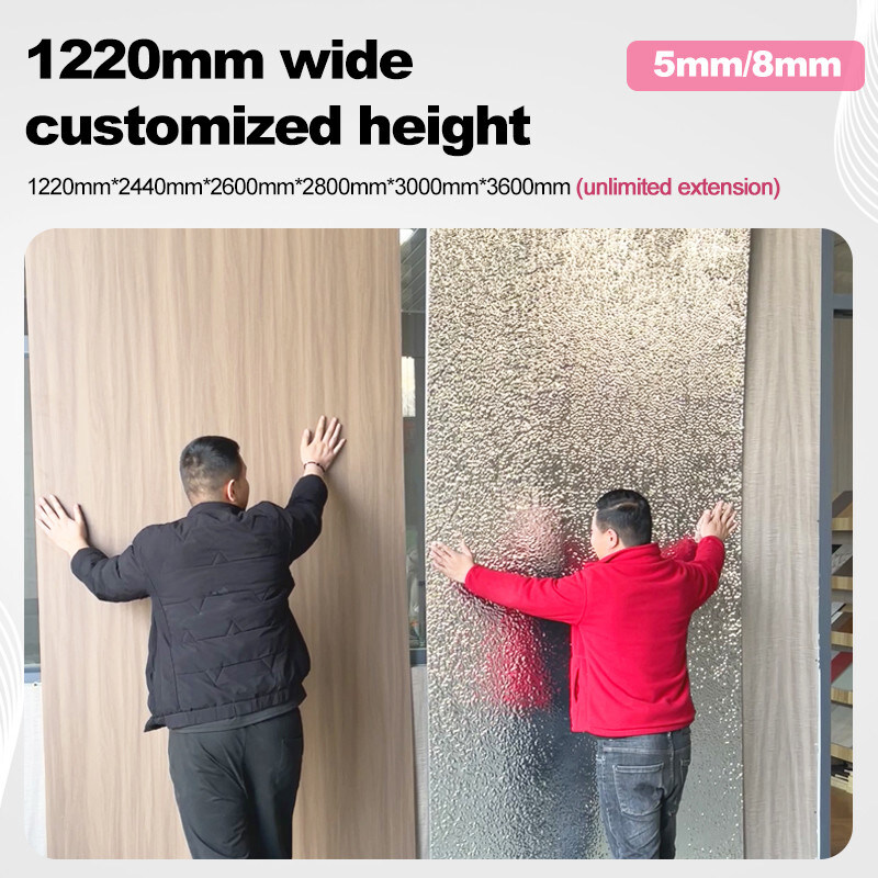 Lussureggiante 3d Acqua Ripple Carbone di legno Tavola di fabbrica Fornitura di Carbonio Piastra cristallina Pannello da parete