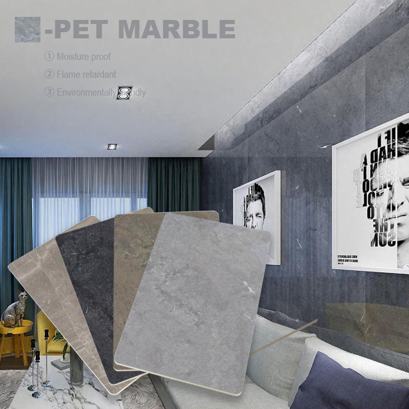 Livello B di incendio tabellone da parete in bambù carbone per decorazioni moderne di lusso