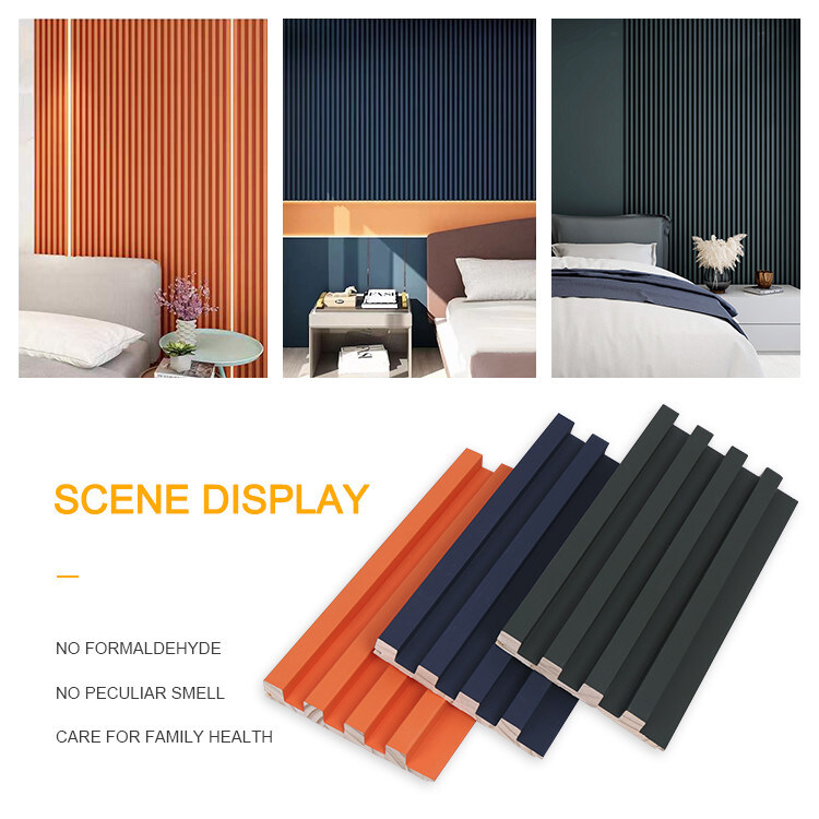 Pannello di parete dell'interno composito interno del pannello di parete del PVC della decorazione WPC della fabbrica WPC