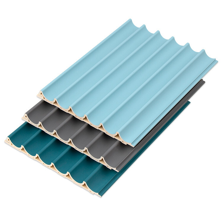 Pannello rotondo 15mm all'aperto della griglia del soffitto di legno decorativo di 3D WPC