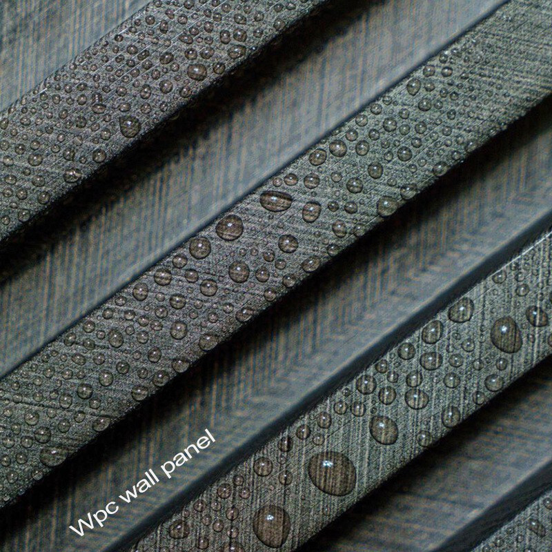 Interni decorativi pannelli da parete in WPC pannello da griglia in legno massello 3D