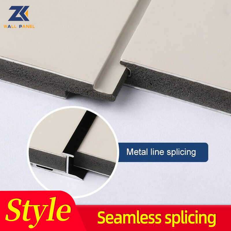 Graffio interno decorativo dei pannelli di parete del metallo del carbone di bambù di marmo anti