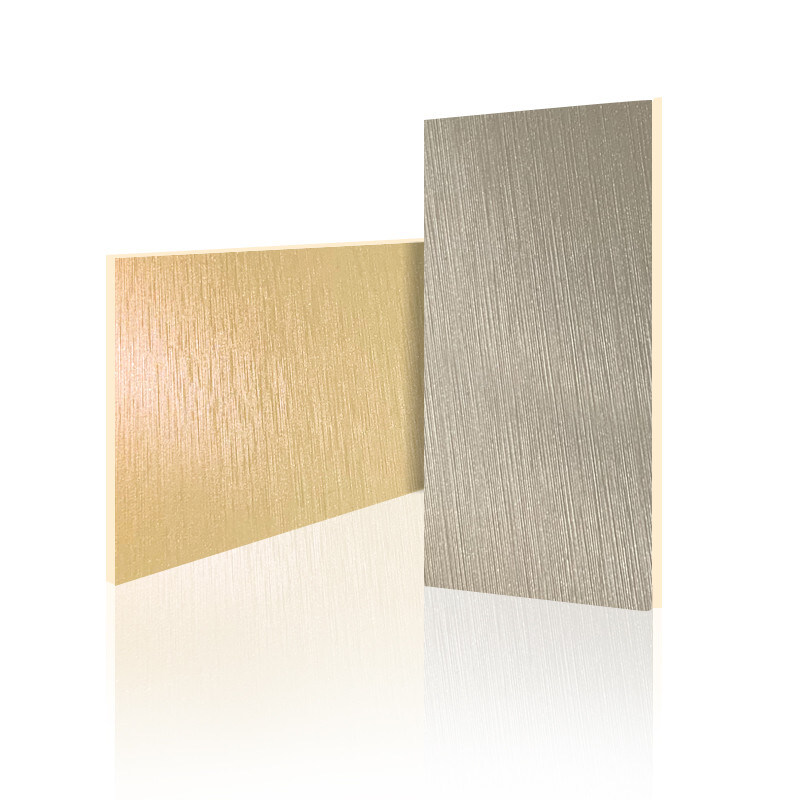 PVC Decorazione Bambù Carbone di legno Tavola da parete metallica di alta densità Pannelli da parete interni