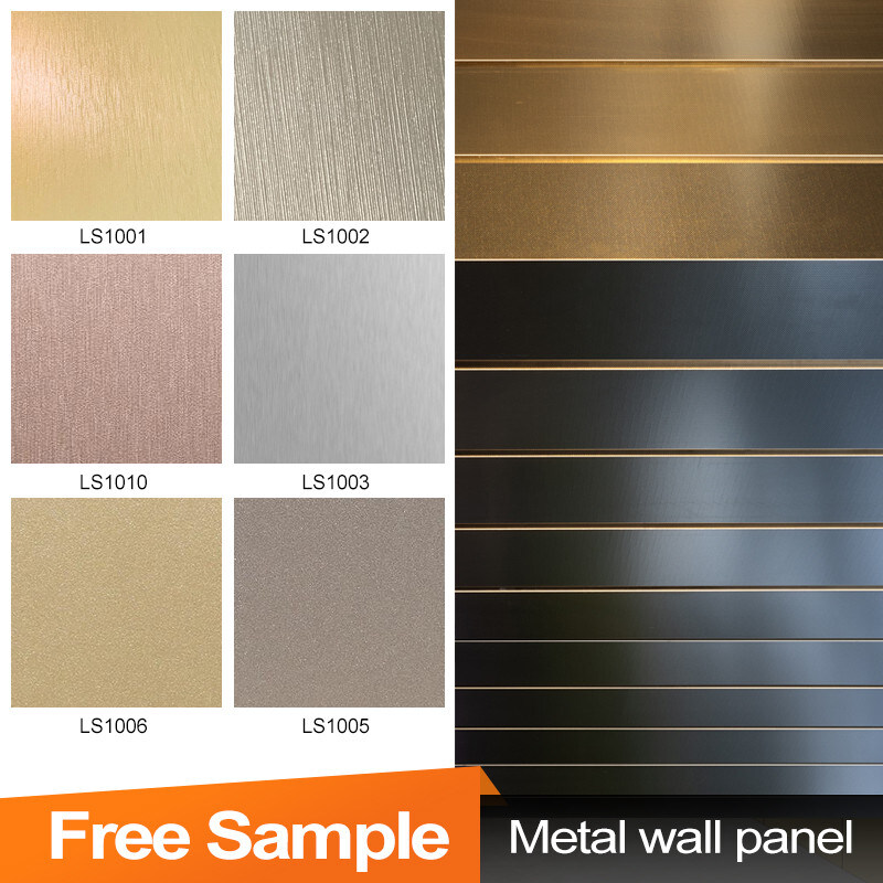 PVC Decorazione Bambù Carbone di legno Tavola da parete metallica di alta densità Pannelli da parete interni