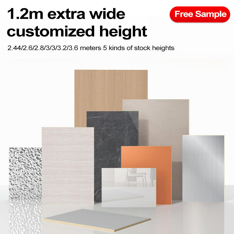 Moderno Attraente 5MM Alto Gloss Parete pannello di marmo per interni PVC lamiera di marmo