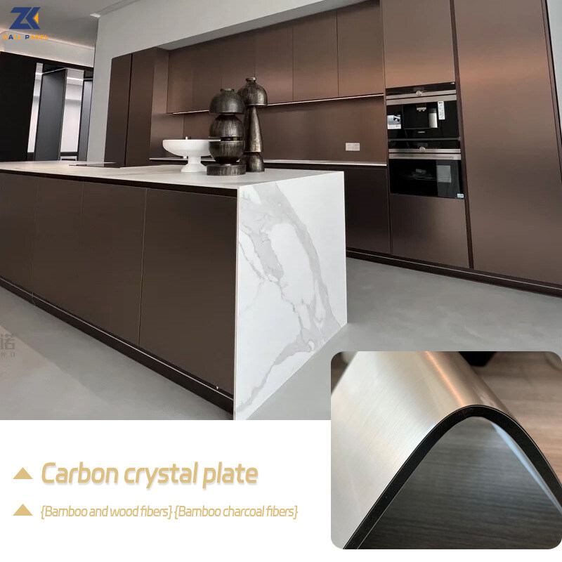 Pannelli di parete insonorizzati impermeabili dell'impiallacciatura di legno di metallo di simulazione della decorazione interna