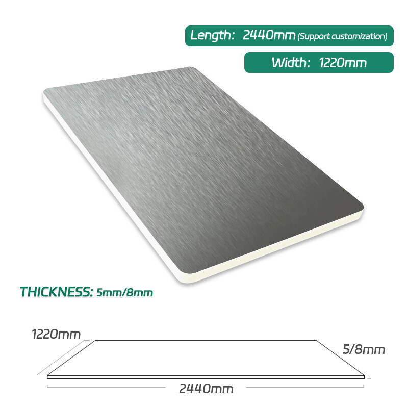 Pannello di parete di legno di bambù flessibile all'ingrosso del PVC del metallo della fibra della fabbrica per uso in KTV