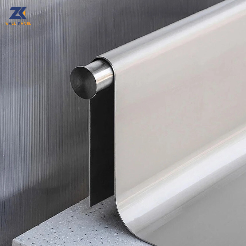 interno decorativo del pannello di parete della fibra del bambù del metallo di 1.22*2.6m