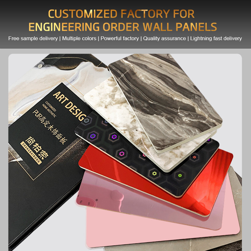 Pannelli da parete decorativi Bambù Carbone di legno Fibra di legno Nuovo prodotto Bambù Tavola cristallina