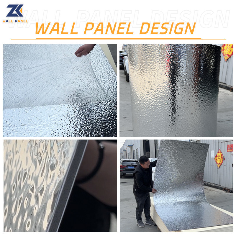Pannello di parete decorativo interno di parete dell'ondulazione dell'acqua del pannello della facciata ondulata dell'ingresso