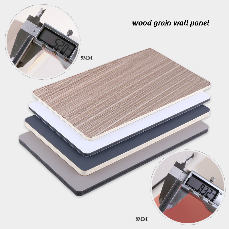 Pannelli da parete decorativi in ​​PVC da 1220 mm con venature del legno piatte impermeabili e resistenti alla muffa