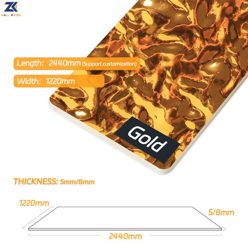 Pannello di parete decorativo interno del pannello 3D dell'ondulazione dell'acqua dell'ANIMALE DOMESTICO del PVC