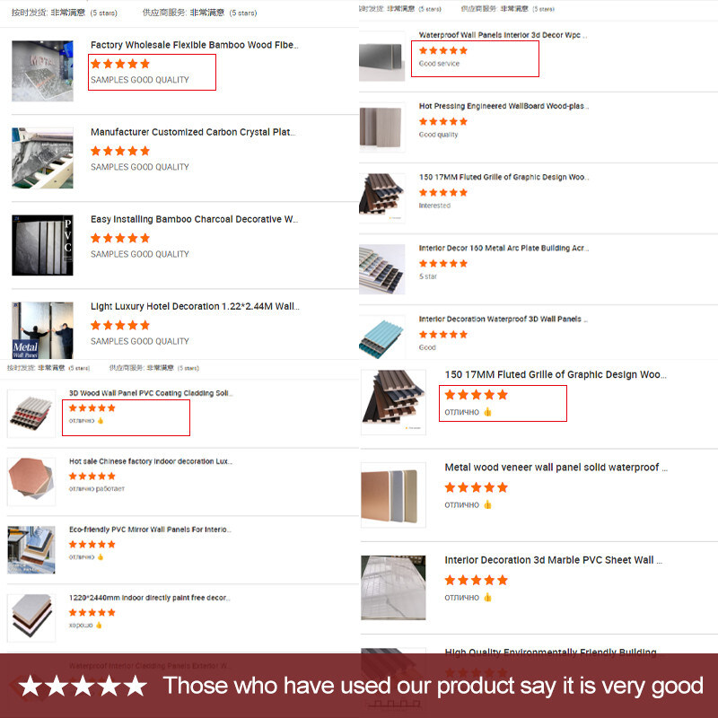 Interni decorativi Pannelli di cristallo di bambù Legno Granello di bambù Carbone di legno Pannelli di rivestimento