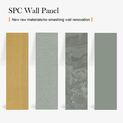 Alto resistenza impermeabile SPC pannelli di parete piastrelle di lusso moderno marmo finitura pietra materiale composito di plastica