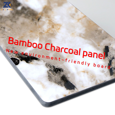 Bordo di bambù del carbone del PVC del marmo a prova d'umidità insonorizzato dell'ANIMALE DOMESTICO