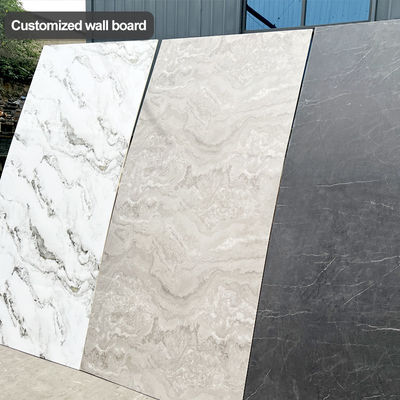 5mm / 8mm Interni Decorativo PVC Marmo Foglio Bambù Carbone di Parete