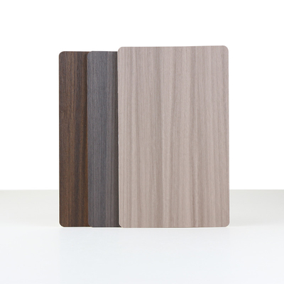 Fogli da impiallacciatura di bambù inodori del grano di legno del pannello di parete della fibra 1220*2440mm