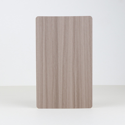 Fogli da impiallacciatura di bambù inodori del grano di legno del pannello di parete della fibra 1220*2440mm