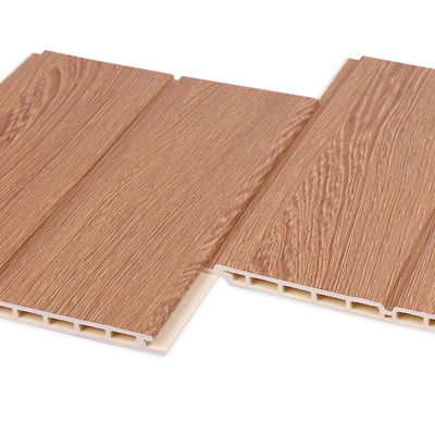 Il composto di plastica di legno antimicrobico WPC ha scanalato nella resistenza UV del pannello di parete