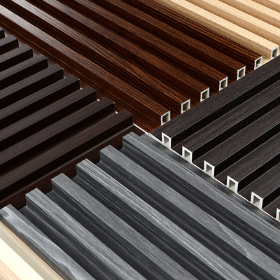Bordi compositi di plastica di legno scanalati di Decking del PVC 8mm