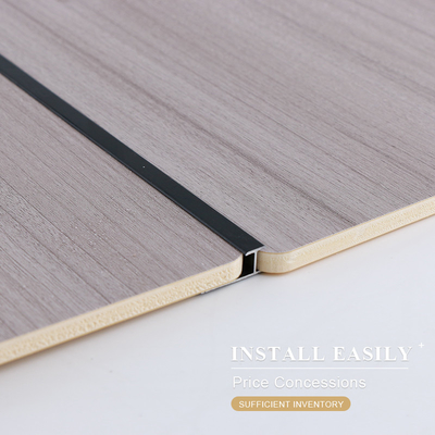 Pannelli di parete di bambù su misura interni dell'impiallacciatura di legno del carbone del grano di legno impermeabile