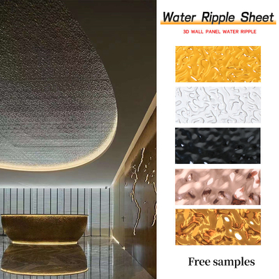 Prova di Crystal Water Ripple Panel Moisture del carbonio ISO9001