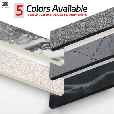 Carbonio di bambù Crystal Plate del pannello di parete dell'impiallacciatura di legno del carbone del marmo del PVC