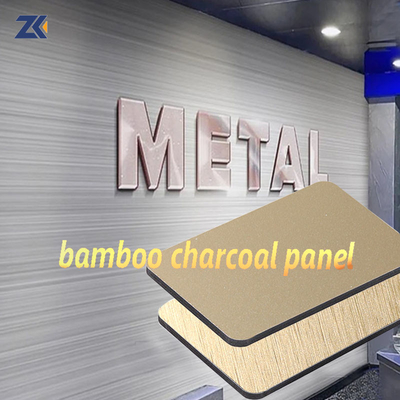 Pannello in fibra di carbone di bambù in PVC da 5 mm e 8 mm impermeabile e resistente all'umidità