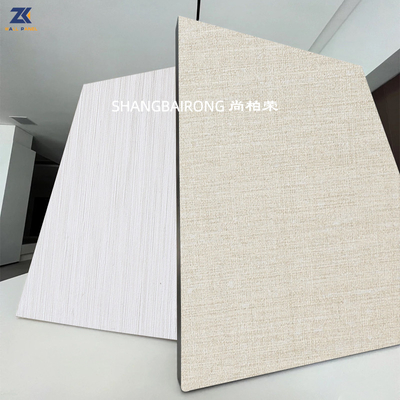 Bamboo Fiber Wallboard Wood Veneer PVC Wall Panels Anti Scratch