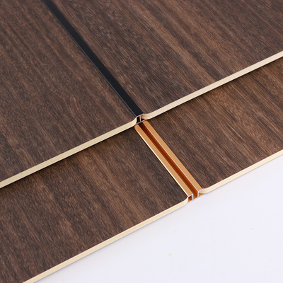 Carbon Crystal Bamboo Charcoal Wood Veneer Wood Grain Wall Panels Mould Proof