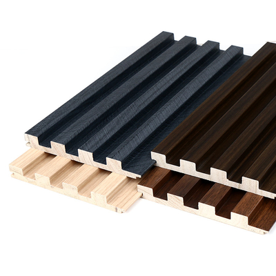 WPC scanalato griglia di legno solido ha scanalato nel ODM dell'OEM di esterno del pannello