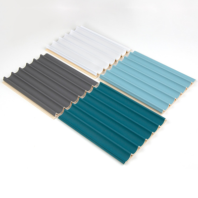 Pannello rotondo 15mm all'aperto della griglia del soffitto di legno decorativo di 3D WPC