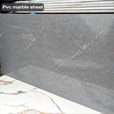 Decorazione mboo Veneer di legno di carbone Moderno di lusso PVC lamiera di marmo