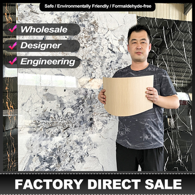 Modern 5MM Bamboo Carbon Fiber Metal Wall Panels For Interior Decoration