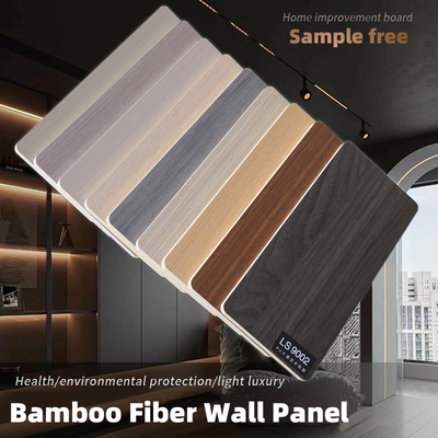 fonoassorbente moderno di bambù decorativo 8mm dei pannelli di parete della fibra di 5mm